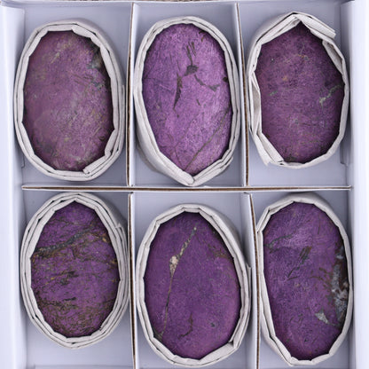 Purpurite Velvet Palm Stones Set of 9