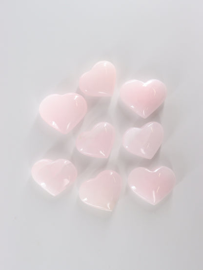 1kg Mangano Calcite Hearts - Expert Supplier of Wholesale Crystals & Bulk Gemstones