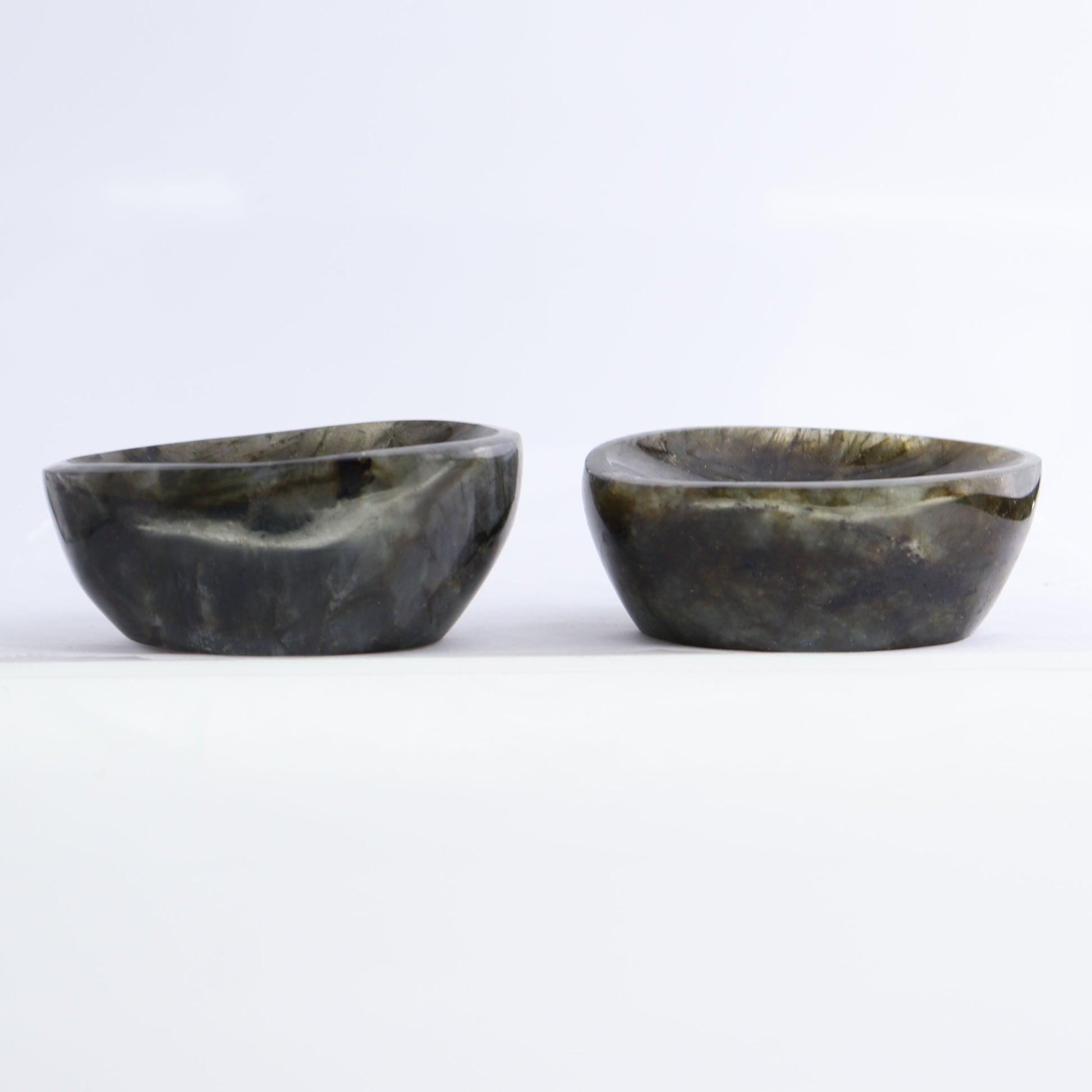 Labradorite Bowls Set of 10 - Expert Wholesale and Supplier of Wholesale Crystals & Bulk Gemstones, ["Bowls","Labradorite","Madagascar"]