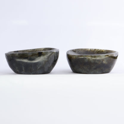 Labradorite Bowls Set of 10 - Expert Wholesale and Supplier of Wholesale Crystals & Bulk Gemstones, ["Bowls","Labradorite","Madagascar"]