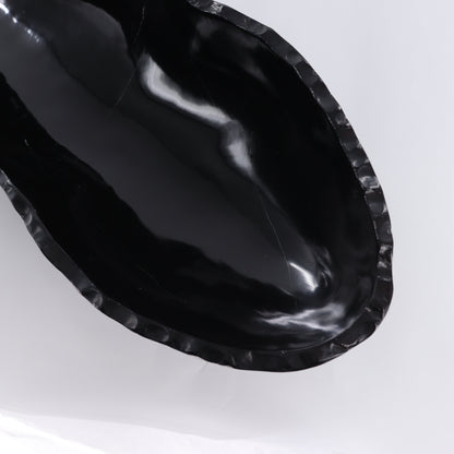 Black Marble Canoe Bowl - Expert Wholesale and Supplier of Wholesale Crystals & Bulk Gemstones, ["Black Marble","Bowls","canoe","Marble","Mexico"]