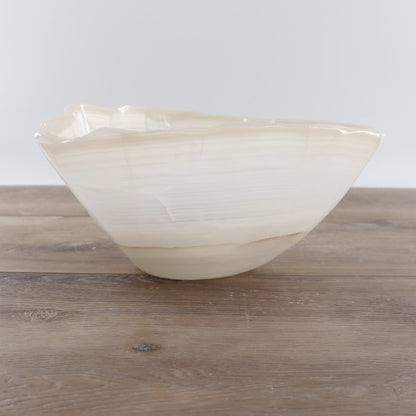 Mexican Onyx/Calcite Bowl 12"