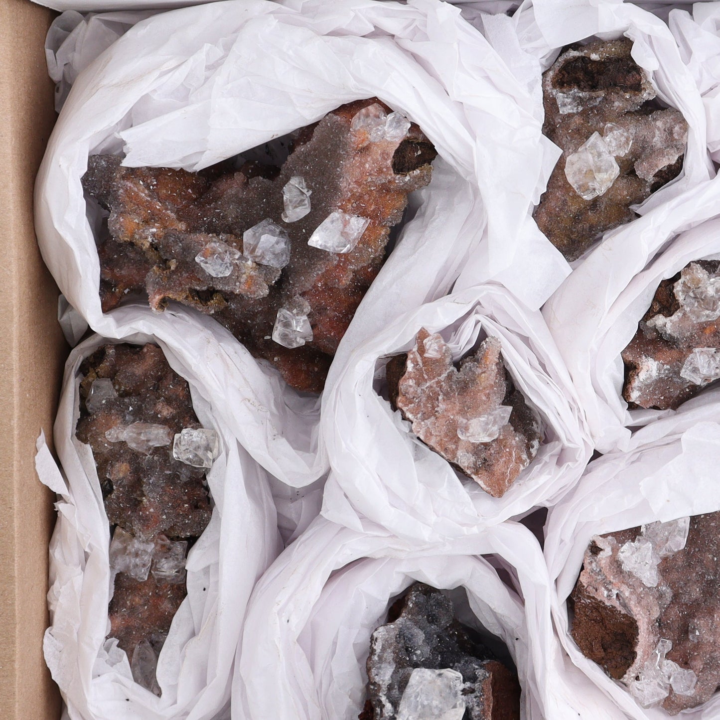 Calcite Clusters from Santa Eulalia Flats - Expert Wholesale and Supplier of Wholesale Crystals & Bulk Gemstones, ["Calcite","Mexico","Santa Eulalia Calcite"]