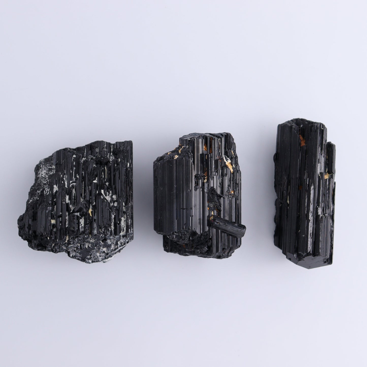 Black Tourmaline Roughs Set of 6 - Expert Wholesale and Supplier of Wholesale Crystals & Bulk Gemstones, ["Black Tourmaline","Madagascar","Rough","Tourmaline"]