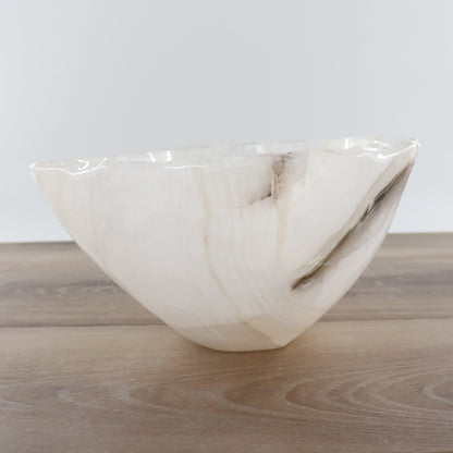 Mexican Onyx/Calcite Bowl 12"