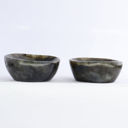 Labradorite Bowls Set of 10 - Expert Wholesale and Supplier of Wholesale Crystals & Bulk Gemstones, ["Bowls","Labradorite","Madagascar"]
