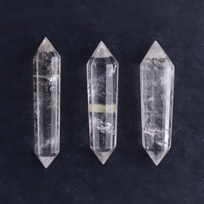 Quartz Faceted Double Points Set of 12 - Expert Wholesale and Supplier of Wholesale Crystals & Bulk Gemstones, ["Brazil","Clear Quartz","close_50","Mixed Carvings","Quartz"]