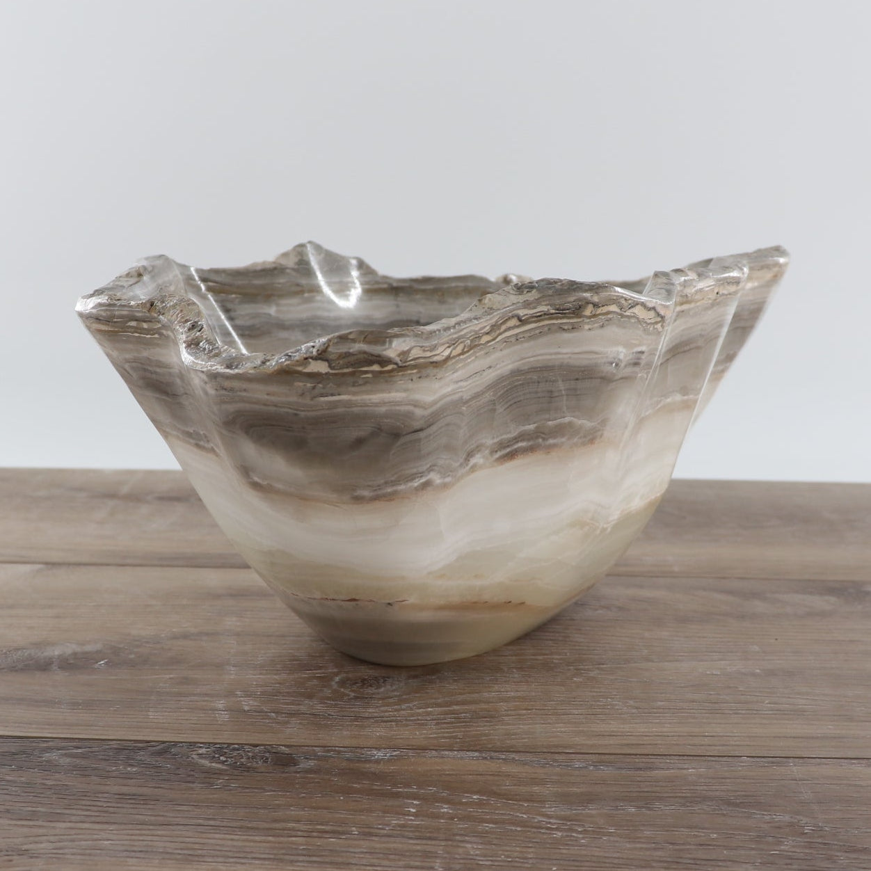 Mexican Onyx/Calcite Bowl 15"