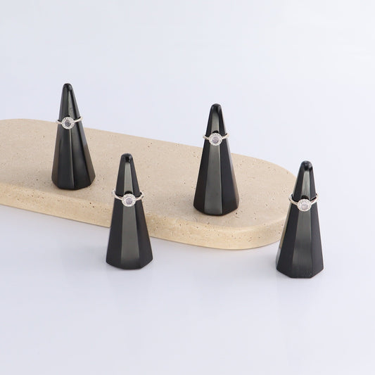 One Rose Quartz Ring - Expert Wholesale and Supplier of Wholesale Crystals & Bulk Gemstones, ["India","Ring","Rose Quartz","sterling silver"]