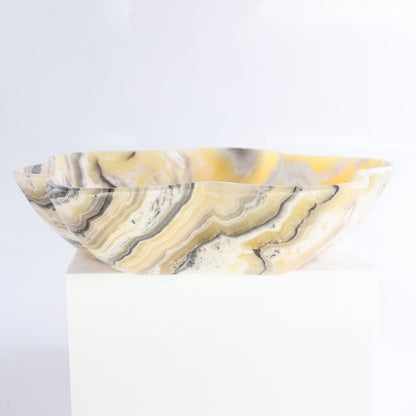 Zebra Onyx Bowl - Expert Wholesale and Supplier of Wholesale Crystals & Bulk Gemstones, ["Bowls","Mexico","onyx"]