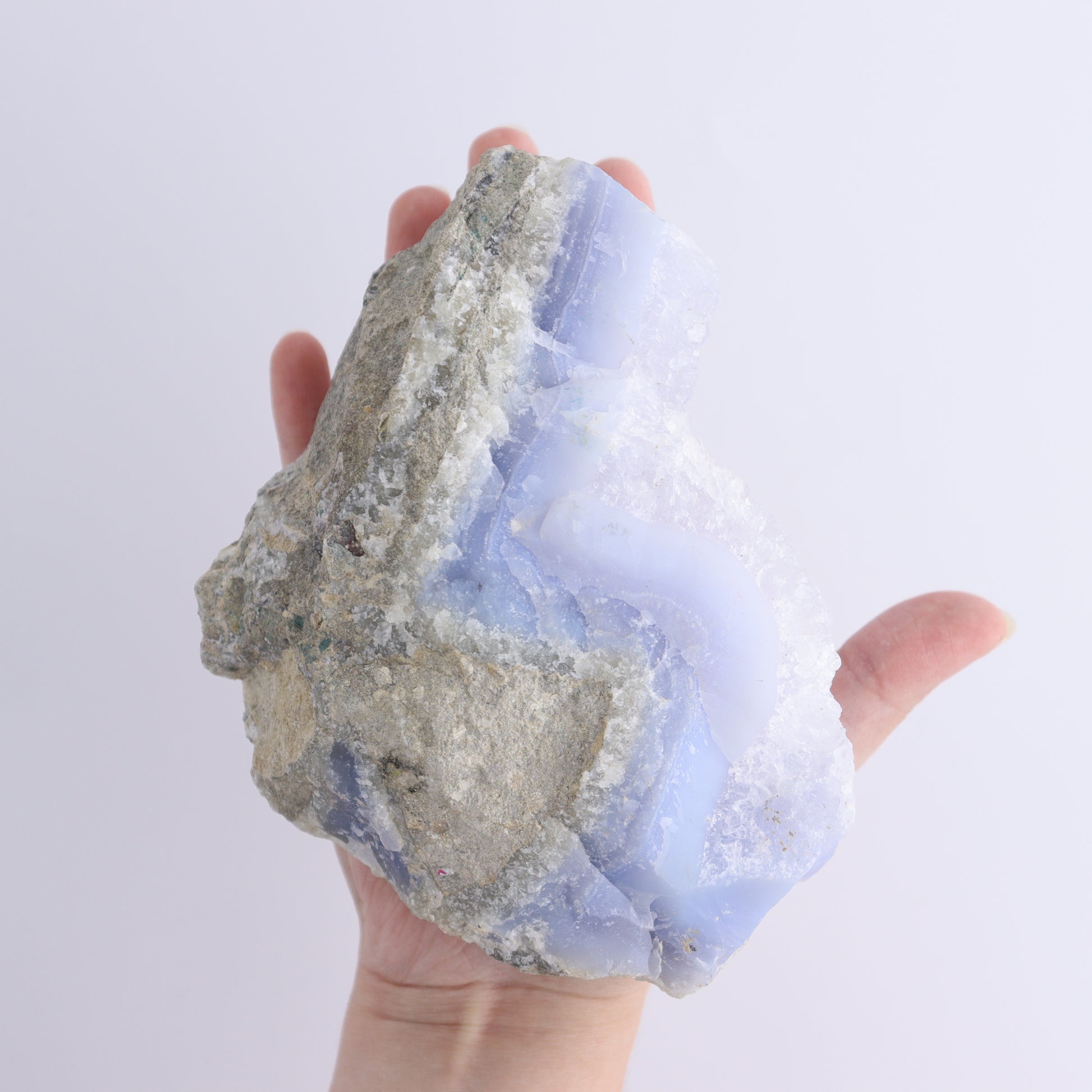 Blue Lace Agate Freeforms Set of 6 - Expert Wholesale and Supplier of Wholesale Crystals & Bulk Gemstones, ["Agate","Blue Lace Agate"]