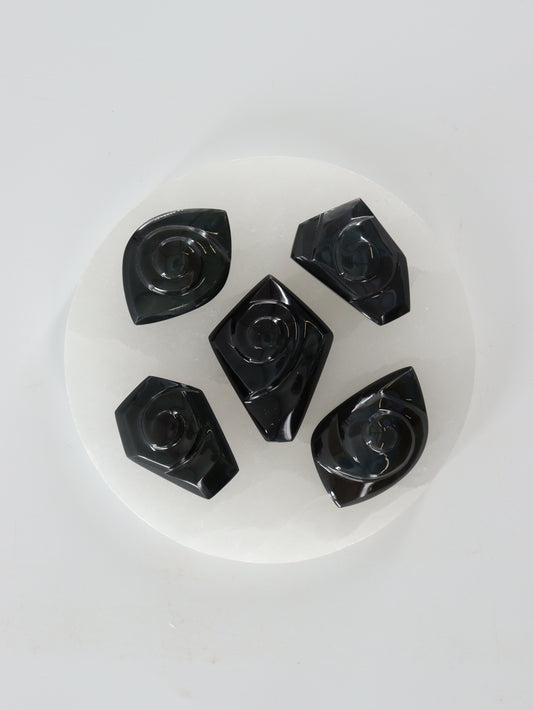 Rainbow Obsidian Cabs Set of 5