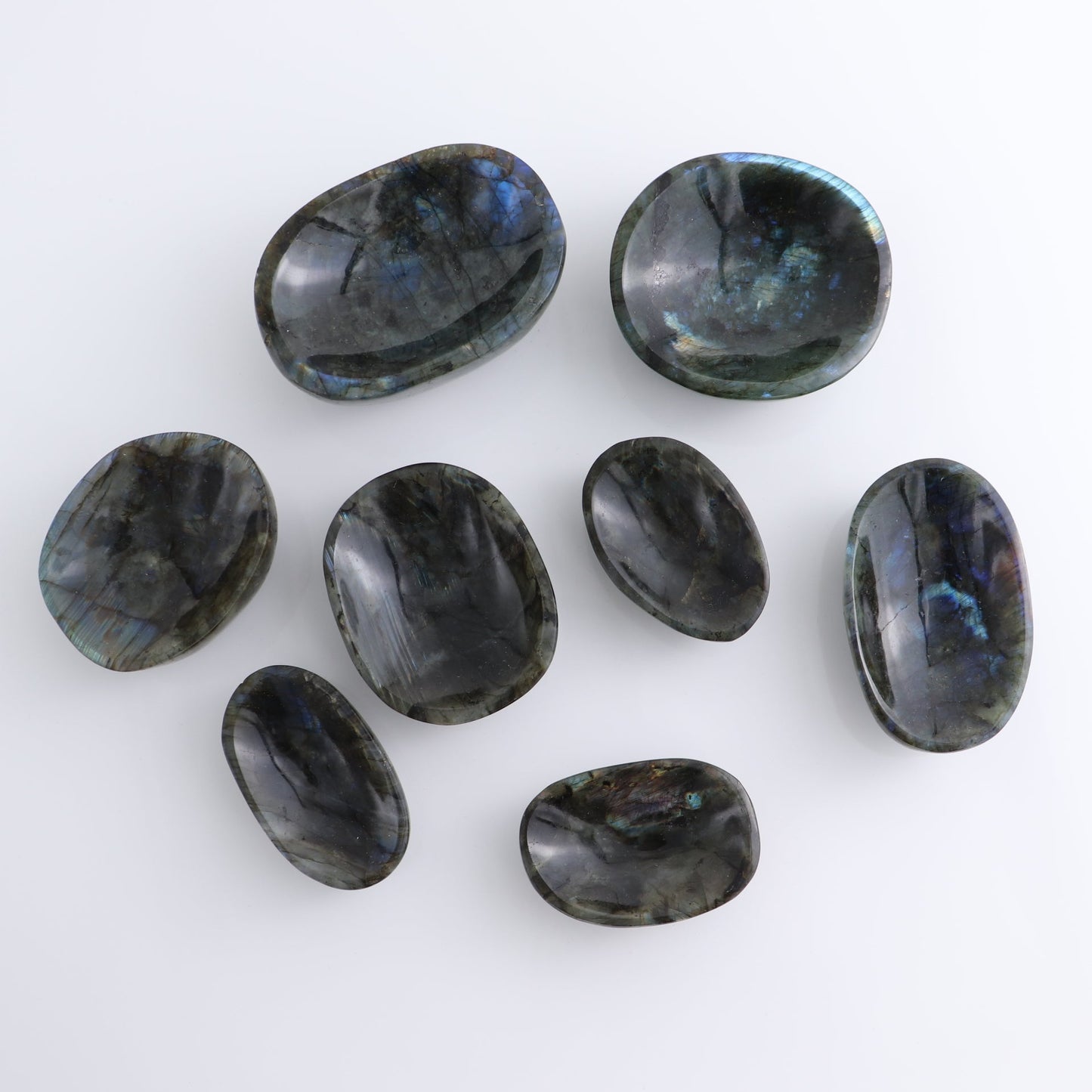 Labradorite Bowls Set of 8