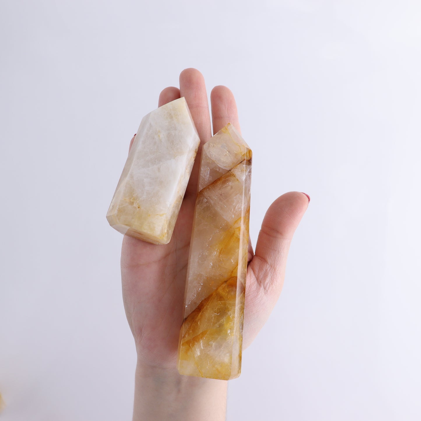 Golden Healer Towers Set of 4 - Expert Wholesale and Supplier of Wholesale Crystals & Bulk Gemstones, ["Brazil","Golden Healer","Towers"]