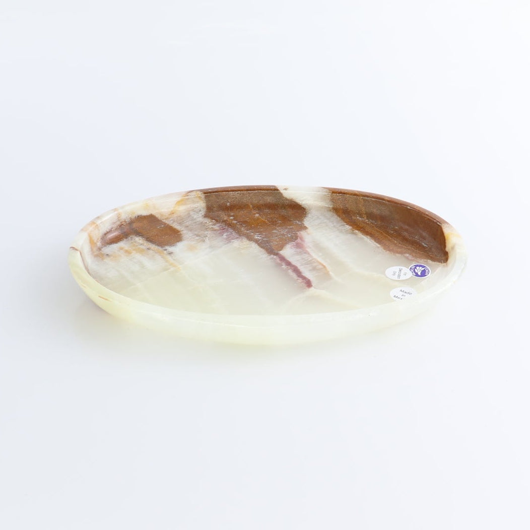 Mexican Onyx/Calcite Oval Dish Set of 4