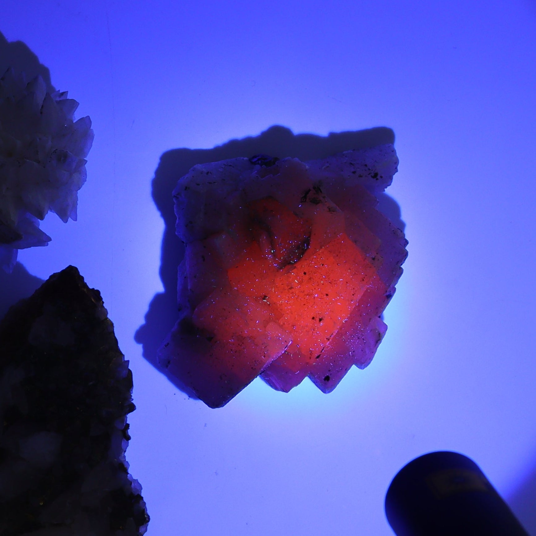 UV Reactive Calcite Flat Set of 18 - Expert Wholesale and Supplier of Wholesale Crystals & Bulk Gemstones, ["Calcite","Freeform","Freeforms","Mexico"]