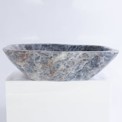 Blue Calcite Bowls Set of 3 - Expert Wholesale and Supplier of Wholesale Crystals & Bulk Gemstones, ["Blue Calcite","bowl","Bowls","Calcite","Mexico"]