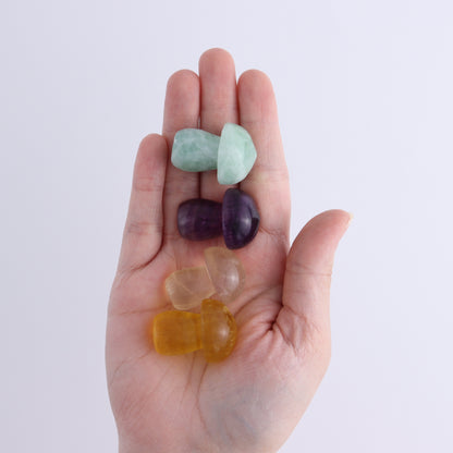 Fluorite Mushrooms Set of 24 - Expert Wholesale and Supplier of Wholesale Crystals & Bulk Gemstones, ["Fluorite","Mushrooms"]