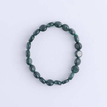 One Jadeite Disk Bracelet