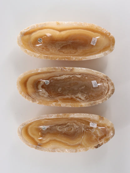 Tan Onyx Bowls Set of 3 - Expert Wholesale and Supplier of Wholesale Crystals & Bulk Gemstones, []