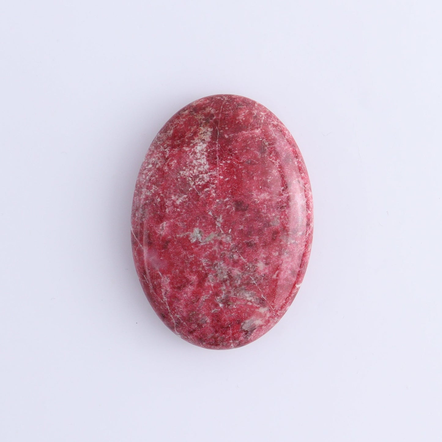 Thulite Palm Stones Set of 3