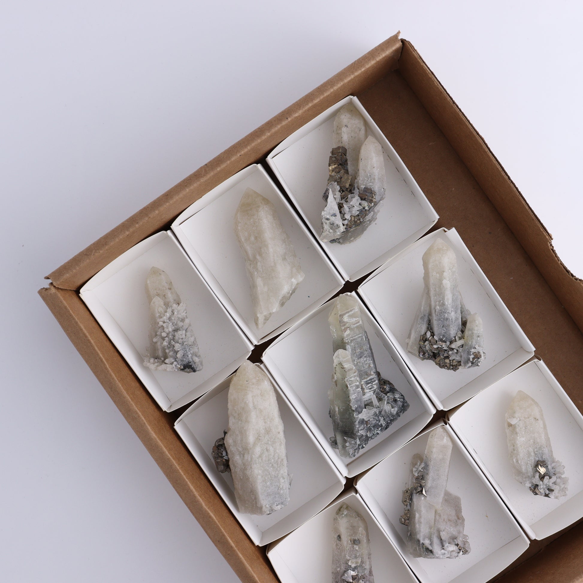 Inner Mongolia Quartz Flat Set of 9 - Expert Wholesale and Supplier of Wholesale Crystals & Bulk Gemstones, ["China","Freeform","Freeforms","Inner Mongolia","Quartz"]