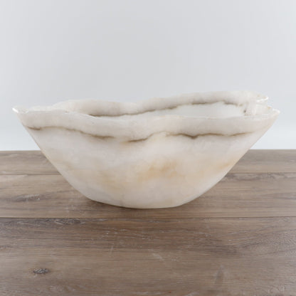 Mexican Onyx/Calcite Bowl 15"