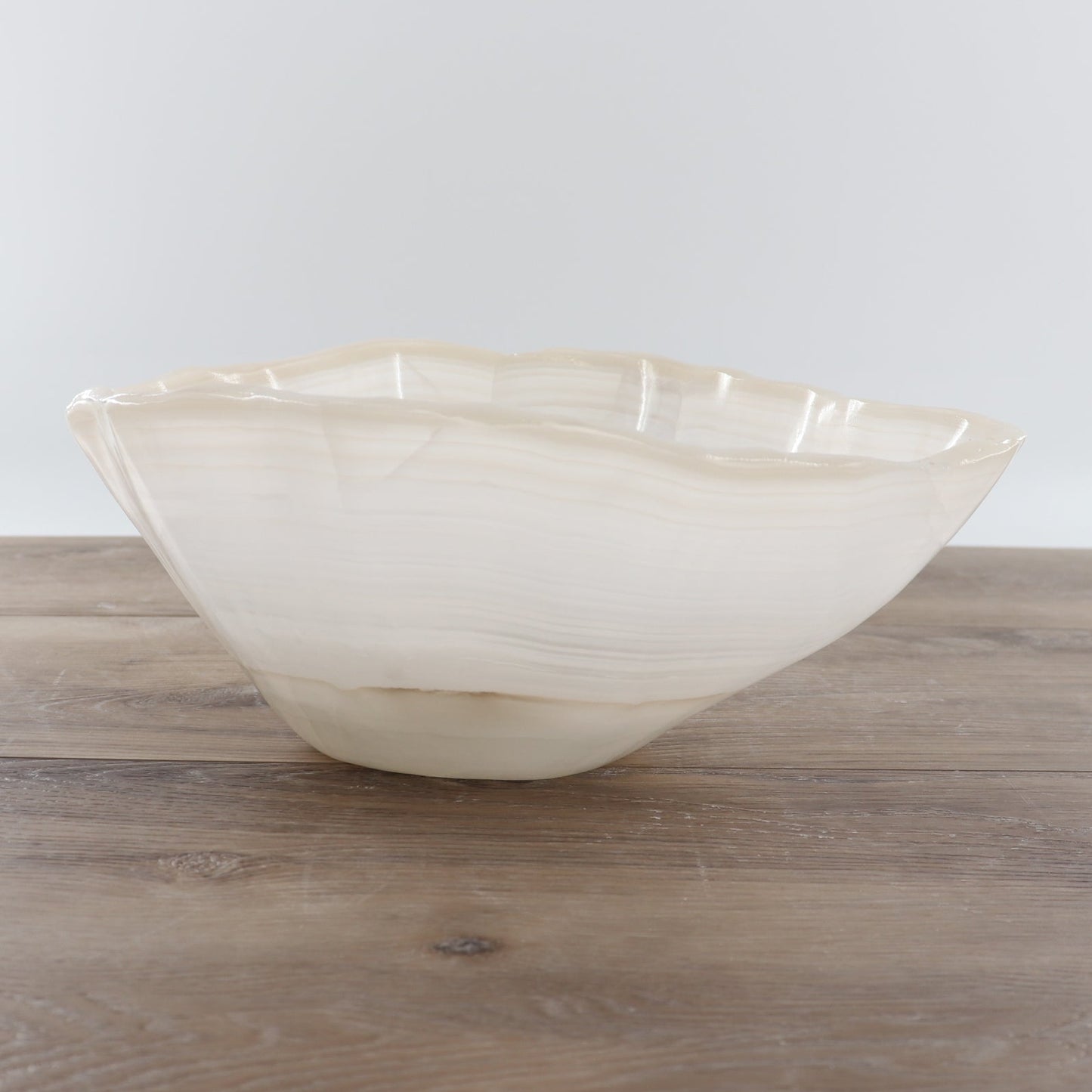 Mexican Onyx/Calcite Bowl 12"