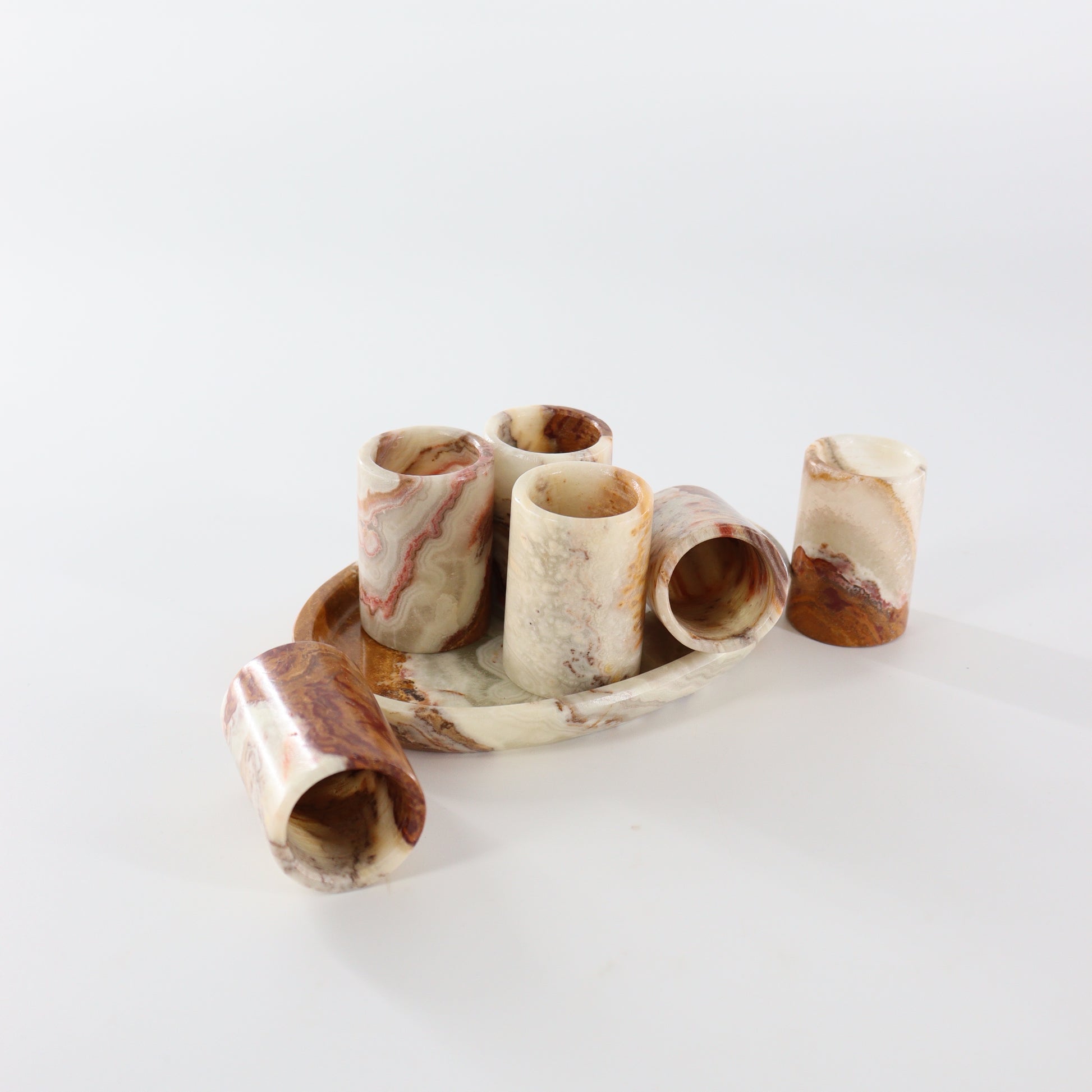 Green Onyx Shot Glasses Set of 6 - Expert Wholesale and Supplier of Wholesale Crystals & Bulk Gemstones, []