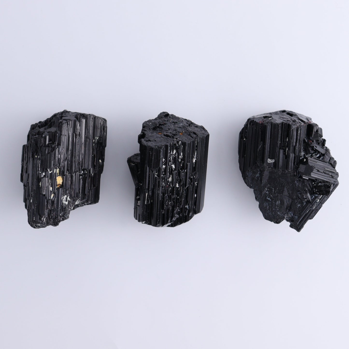 Black Tourmaline Roughs Set of 6 - Expert Wholesale and Supplier of Wholesale Crystals & Bulk Gemstones, ["Black Tourmaline","Madagascar","Rough","Tourmaline"]