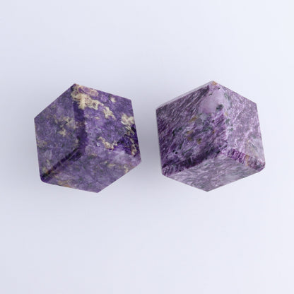 Charoite Cubes Set of 4 - Expert Wholesale and Supplier of Wholesale Crystals & Bulk Gemstones, ["Charoite","Cubes","Russia"]