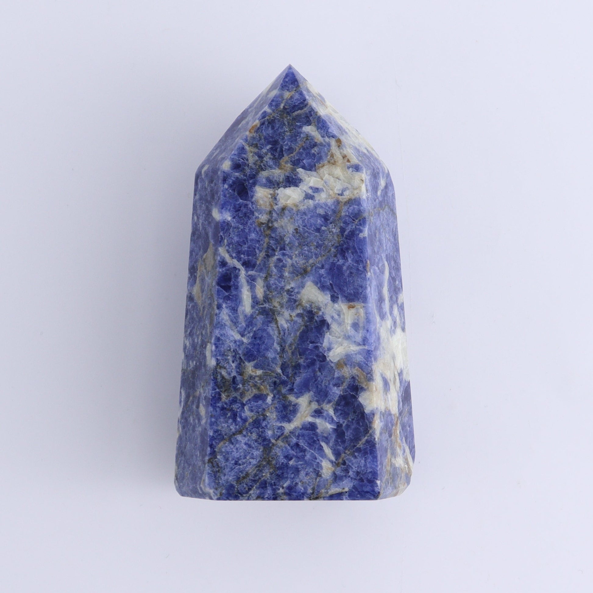 Sodalite Towers Set of 4 - Expert Wholesale and Supplier of Wholesale Crystals & Bulk Gemstones, ["Brazil","Sodalite","Towers"]
