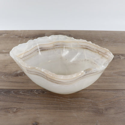 Mexican Onyx/Calcite Bowl 12"