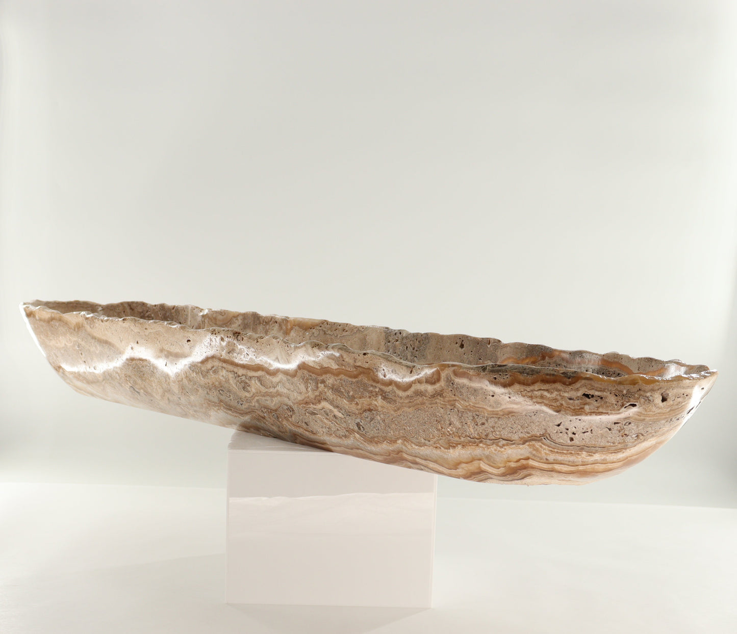 Onyx Canoe Bowl - Expert Wholesale and Supplier of Wholesale Crystals & Bulk Gemstones, ["Bowls","canoe","Mexico","onyx"]