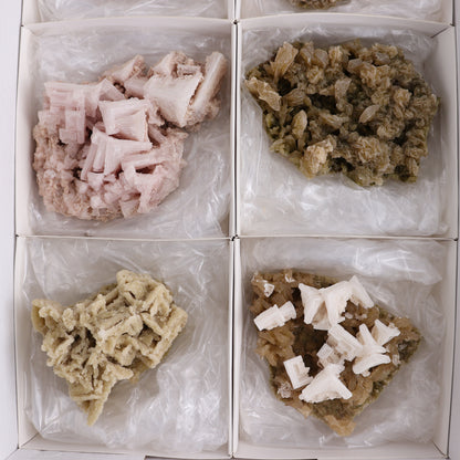 Trona ps. After Halite and Halite from Owens Lake Set of 6 - Expert Wholesale and Supplier of Wholesale Crystals & Bulk Gemstones, ["Halite","halite on trona","United States"]