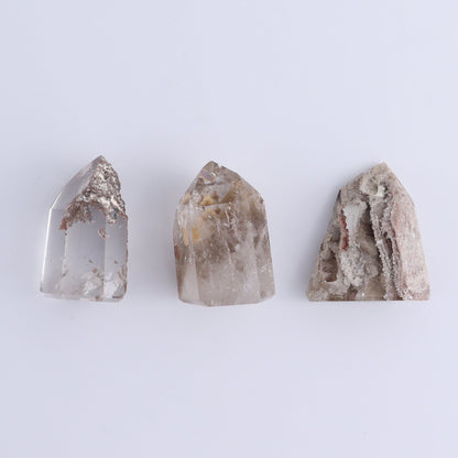 Garden Quartz Towers Set of 20 - Expert Wholesale and Supplier of Wholesale Crystals & Bulk Gemstones, ["Garden Quartz","Quartz","Towers"]