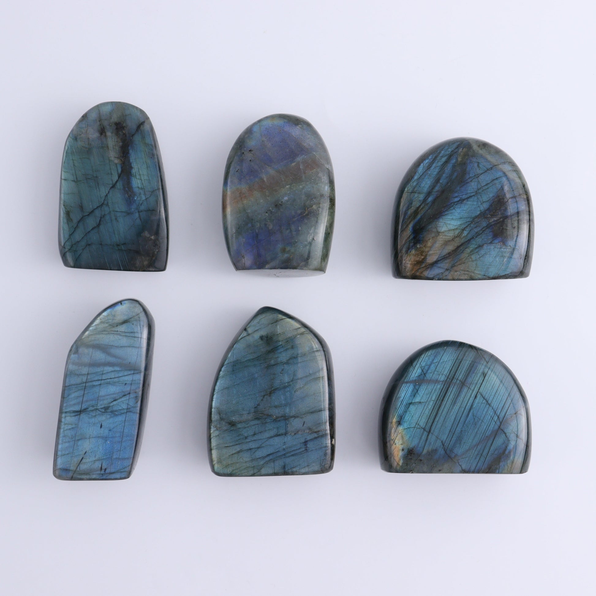 Labradorite Freeform Set of 9 - Expert Wholesale and Supplier of Wholesale Crystals & Bulk Gemstones, ["Freeforms","Labradorite","Madagascar"]