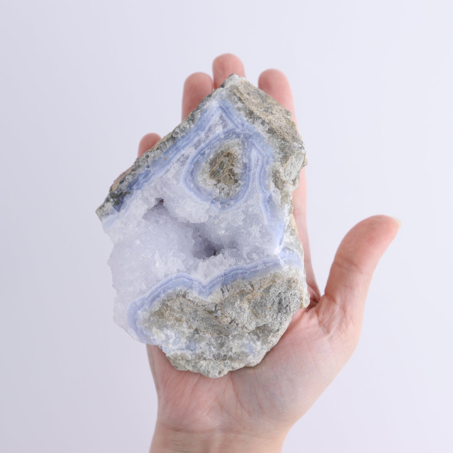 Blue Lace Agate Freeforms Set of 6 - Expert Wholesale and Supplier of Wholesale Crystals & Bulk Gemstones, ["Agate","Blue Lace Agate"]