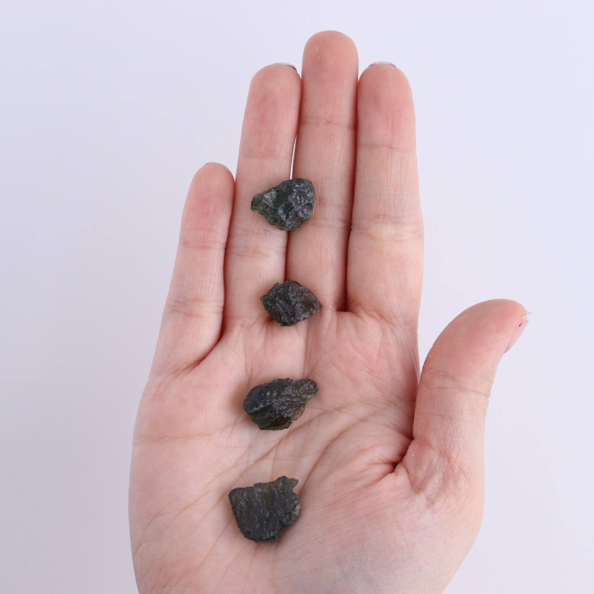 Moldavite Pieces Set of 6 - Expert Wholesale and Supplier of Wholesale Crystals & Bulk Gemstones, ["Czech Republic","Moldavite","Pieces"]