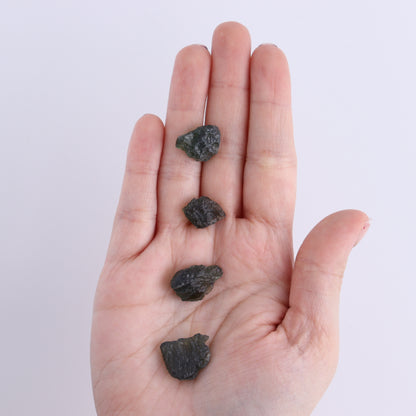 Moldavite Pieces Set of 6 - Expert Wholesale and Supplier of Wholesale Crystals & Bulk Gemstones, ["Czech Republic","Moldavite","Pieces"]