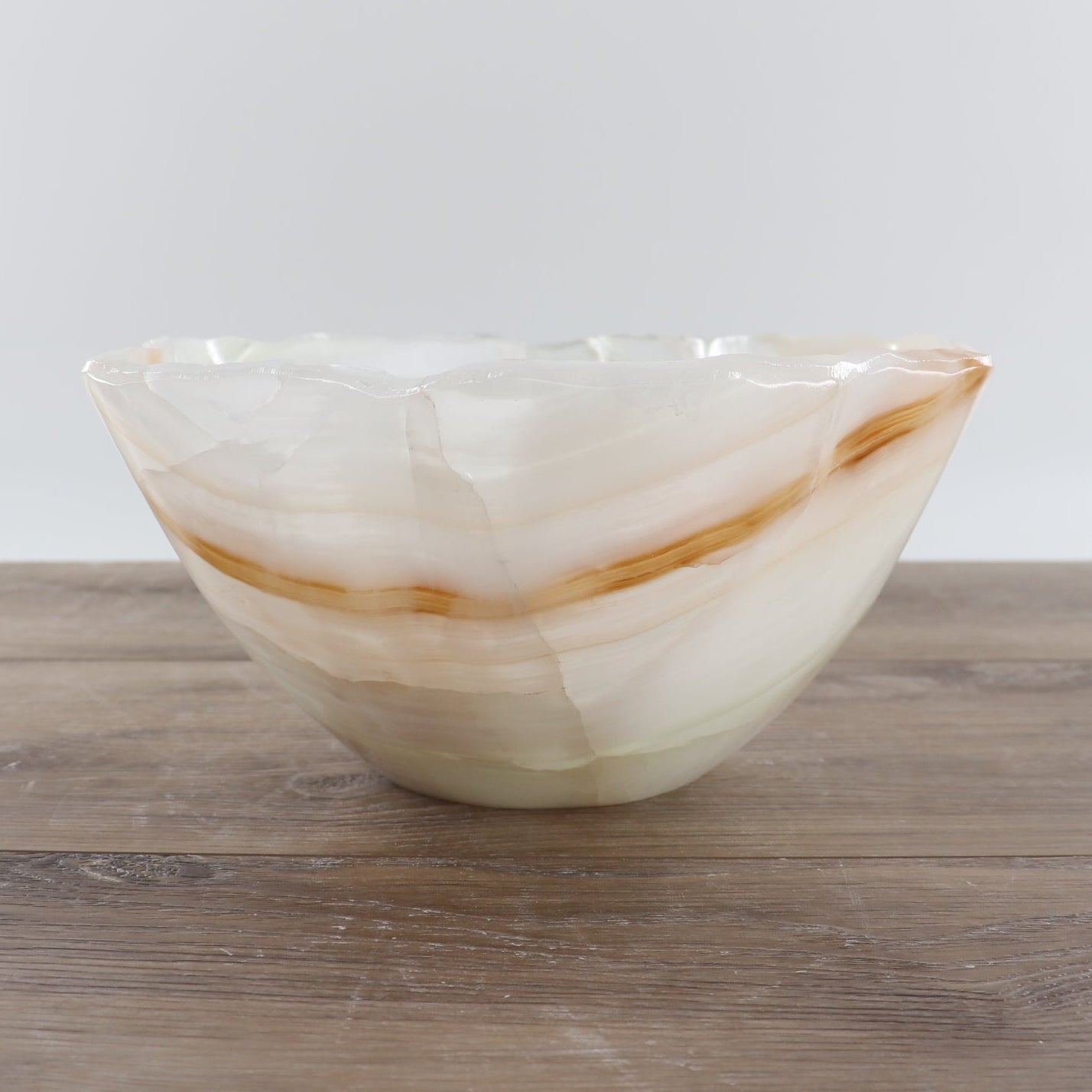 Mexican Onyx/Calcite Bowl 11"