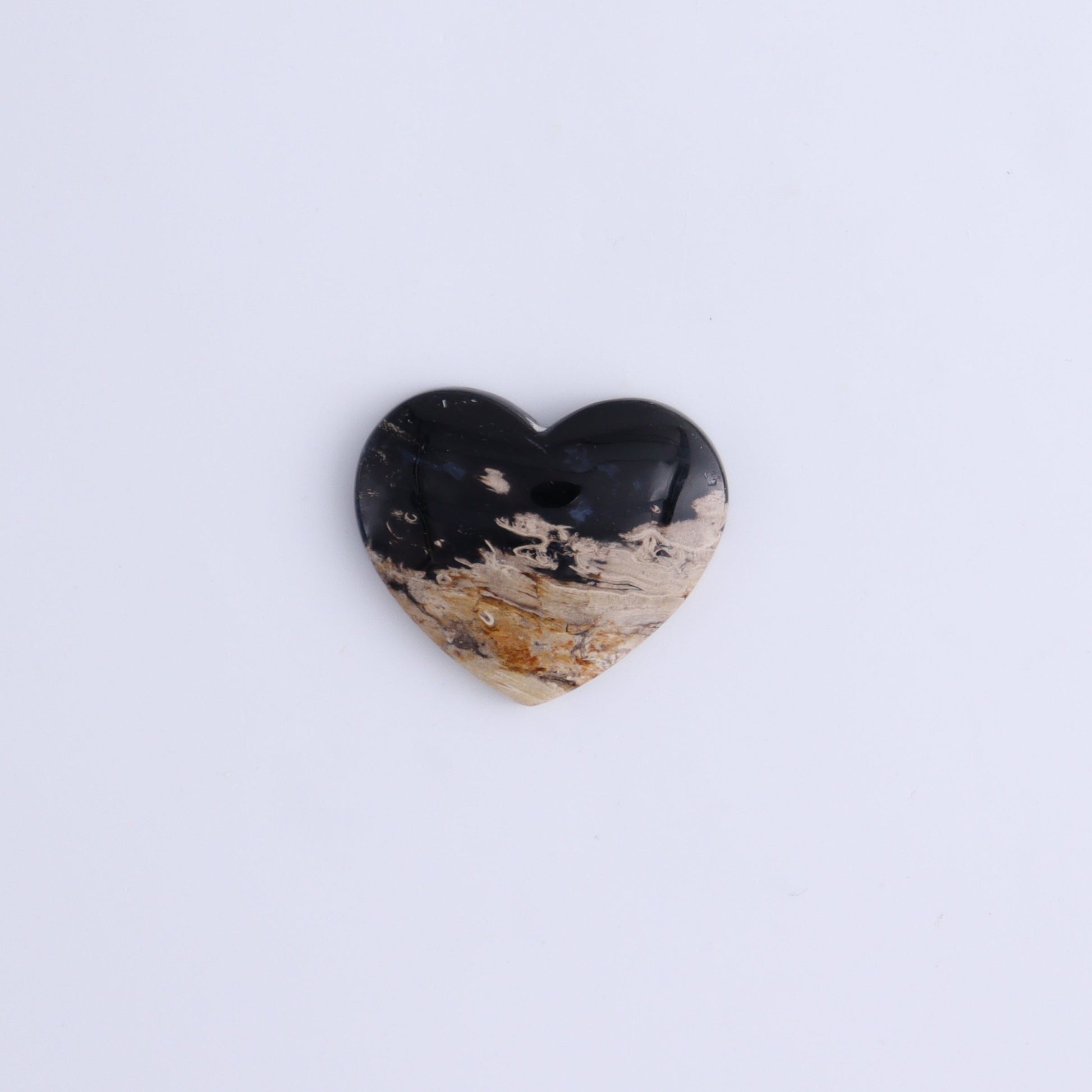 One Palm Root Heart Cab - Expert Wholesale and Supplier of Wholesale Crystals & Bulk Gemstones, ["Cabs","Hearts","Palm Root"]