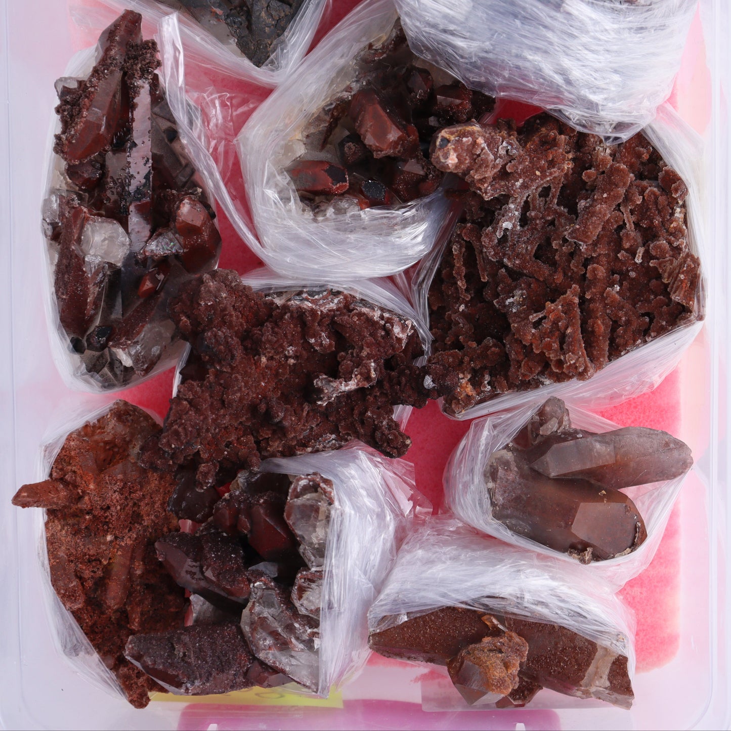 Quartz Hematite Inclusions Flat from Morocco - Expert Wholesale and Supplier of Wholesale Crystals & Bulk Gemstones, ["Flats","Hematite","Morocco","Quartz","Quartz Hematite"]
