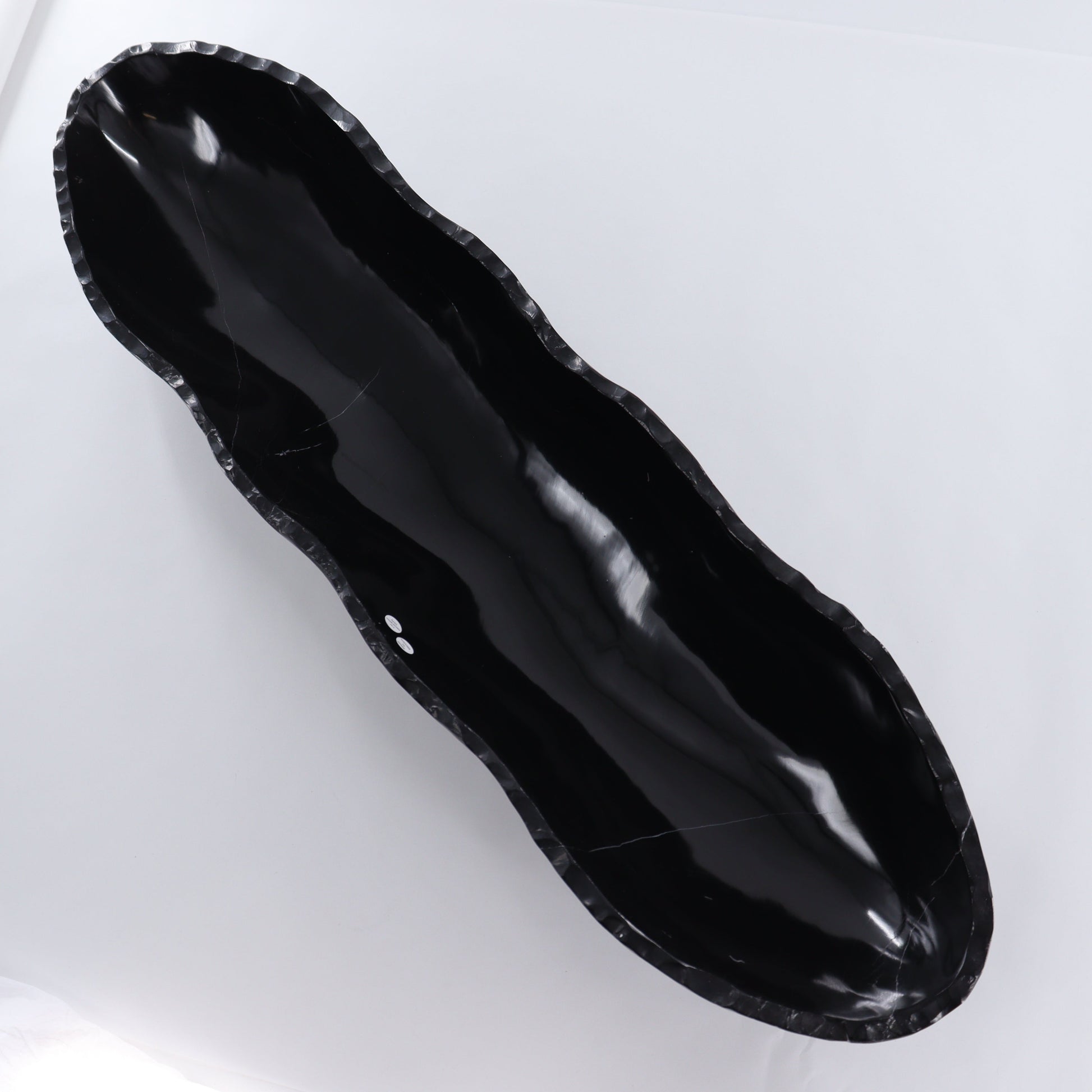 Black Marble Canoe Bowl - Expert Wholesale and Supplier of Wholesale Crystals & Bulk Gemstones, ["Black Marble","Bowls","canoe","Marble","Mexico"]