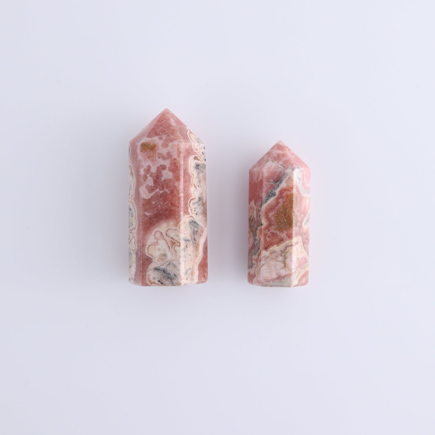 Rhodochrosite Towers Set of 5 - Expert Wholesale and Supplier of Wholesale Crystals & Bulk Gemstones, ["Argentina","Rhodochrosite","Towers"]