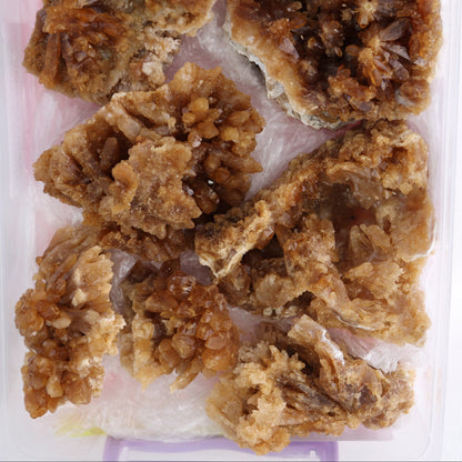Honey Colored Quartz Flat from Morocco