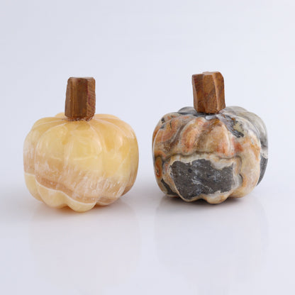 Mixed Onyx Pumpkins Set of 6 - Expert Wholesale and Supplier of Wholesale Crystals & Bulk Gemstones, ["Mexico","onyx","Pumpkin"]
