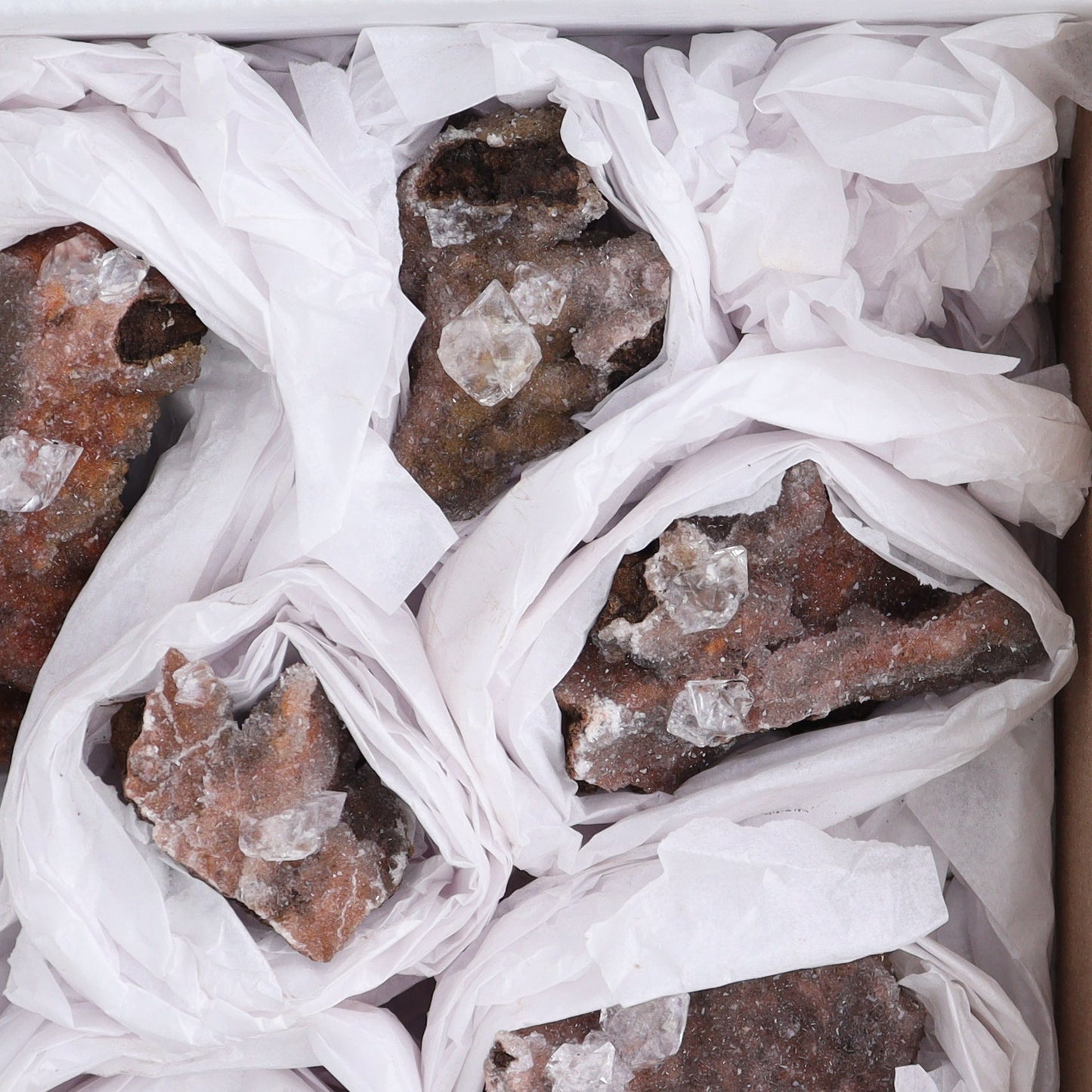 Calcite Clusters from Santa Eulalia Flats - Expert Wholesale and Supplier of Wholesale Crystals & Bulk Gemstones, ["Calcite","Mexico","Santa Eulalia Calcite"]