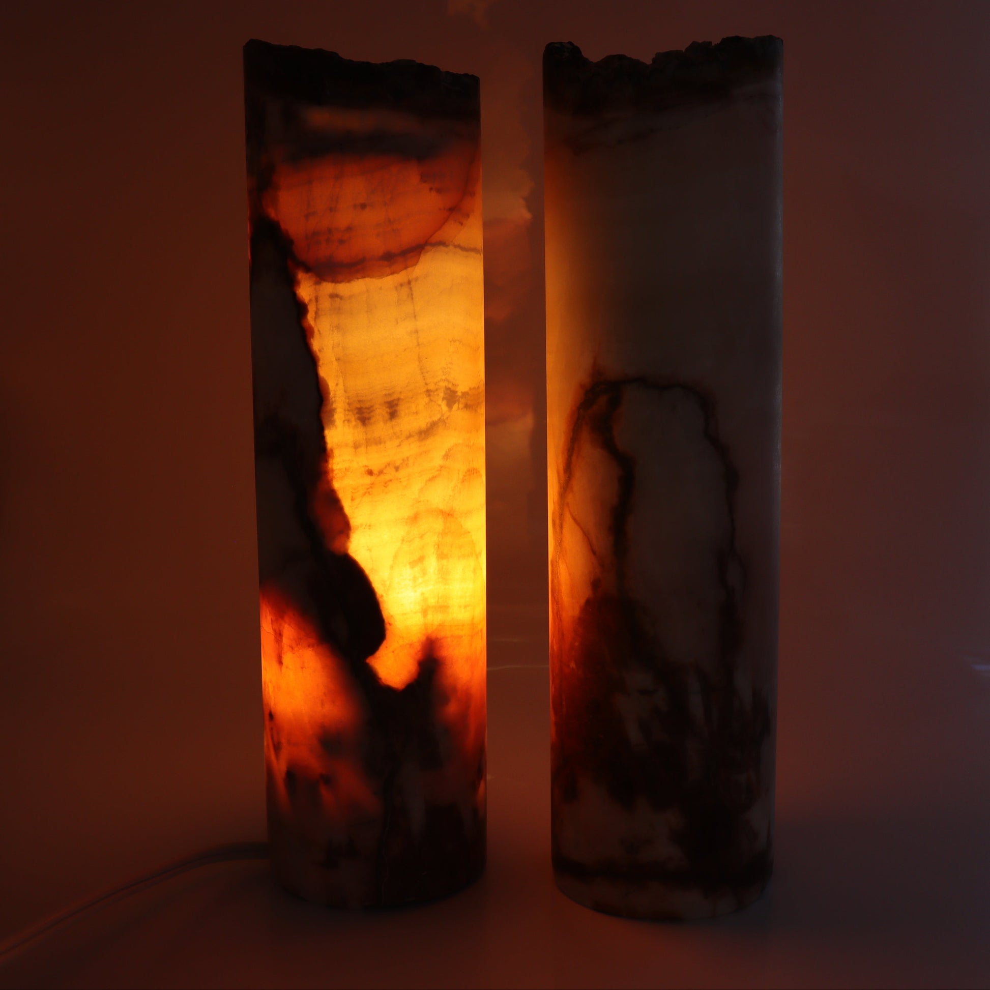 Onyx Lamps Set of 2 - Expert Wholesale and Supplier of Wholesale Crystals & Bulk Gemstones, ["Lamps","Mexico","onyx"]
