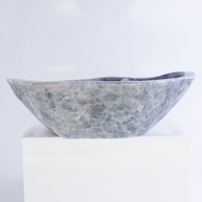 Blue Calcite Bowls Set of 3 - Expert Wholesale and Supplier of Wholesale Crystals & Bulk Gemstones, ["Blue Calcite","bowl","Bowls","Calcite","Mexico"]